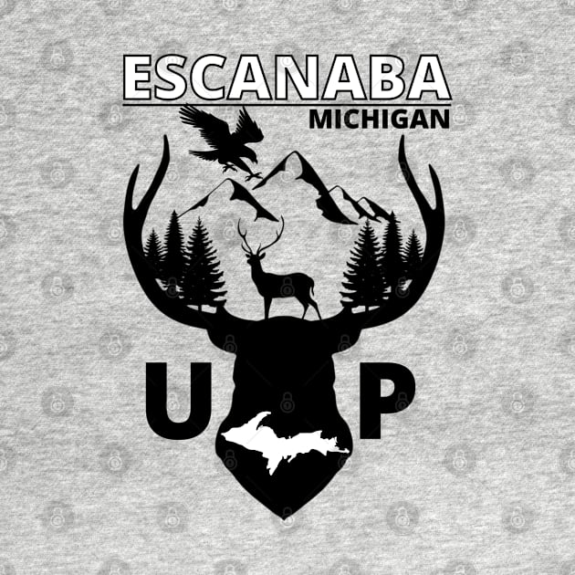 Escanaba Michigan Upper Peninsula by Energized Designs